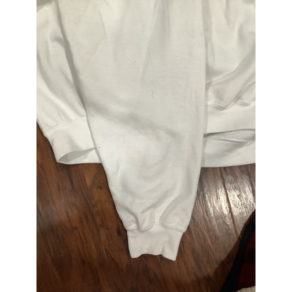 Civil regime white crewneck sweater size xl - Picture 6 of 8